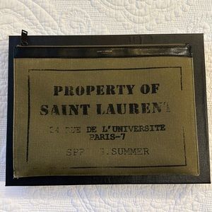 YSL Property of Saint Laurent Clutch Bag